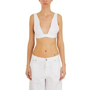 HAIKURE Women's V-Neck Cropped Tank Top Women WHITE T-Shirts & Tops